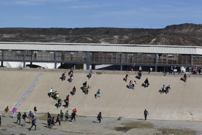 Migrantes cruce